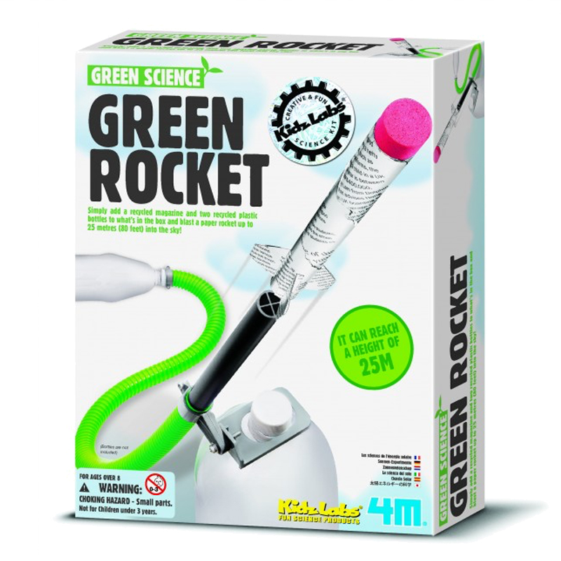 Billede af 4M Green Science eksperiment legetøj, Grøn raket