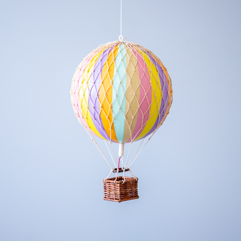 Billede af Authentic Models luftballon 18 cm - pastel regnbue