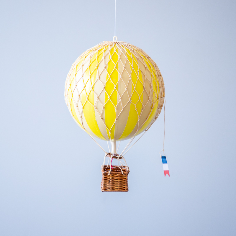 Billede af Authentic Models luftballon 18 cm - gul