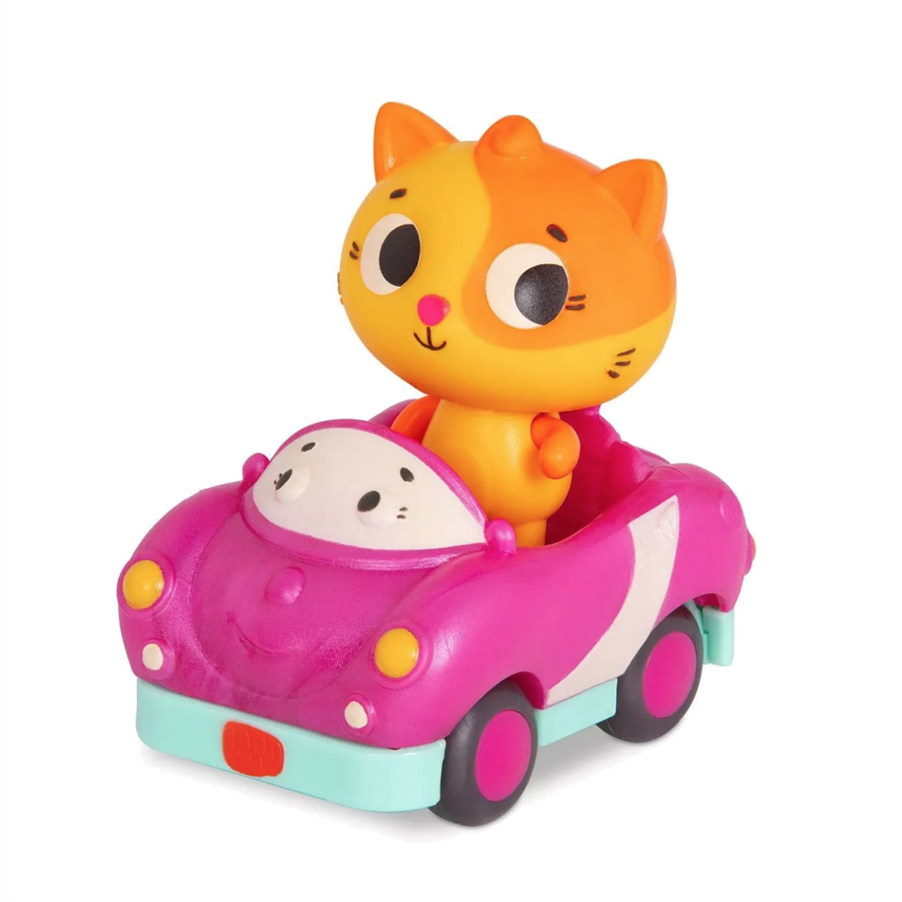 Billede af B Toys bil m.lys og musik, Lolo og pink bil