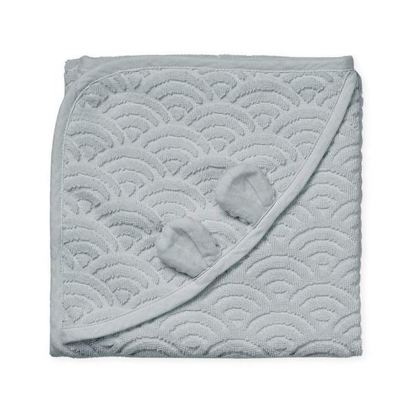 Cam Cam babyhåndklæde 80×80, Classic Grey