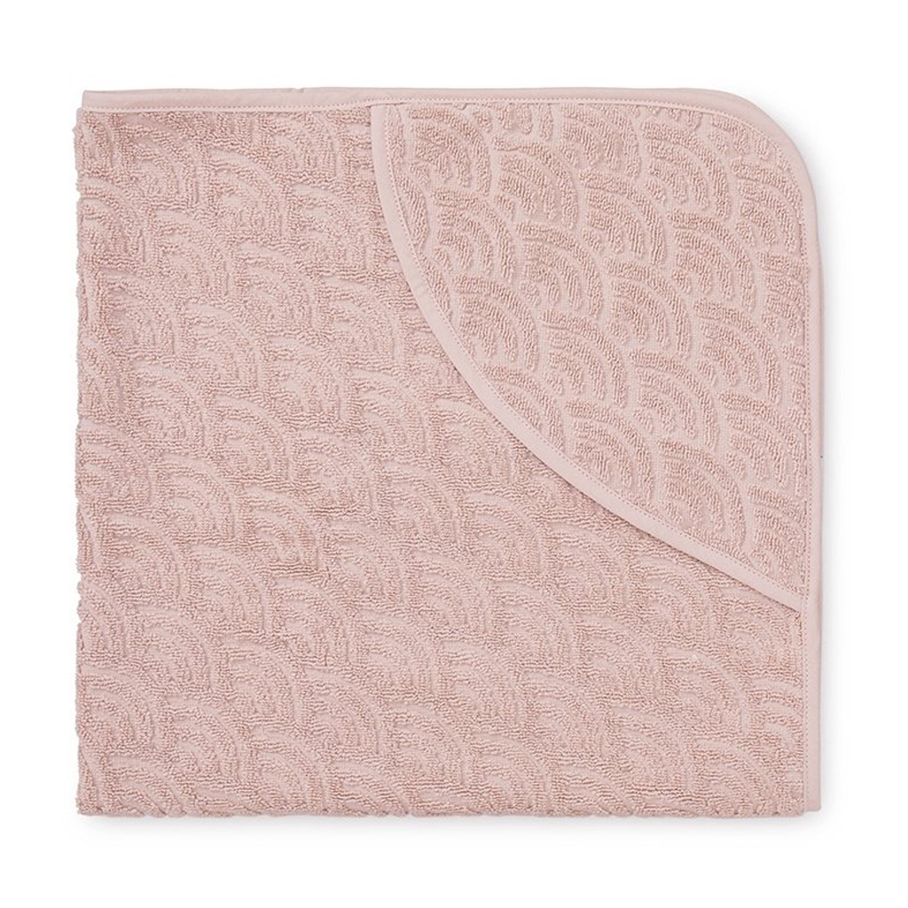 Cam Cam babyhåndklæde med hætte, blossom pink