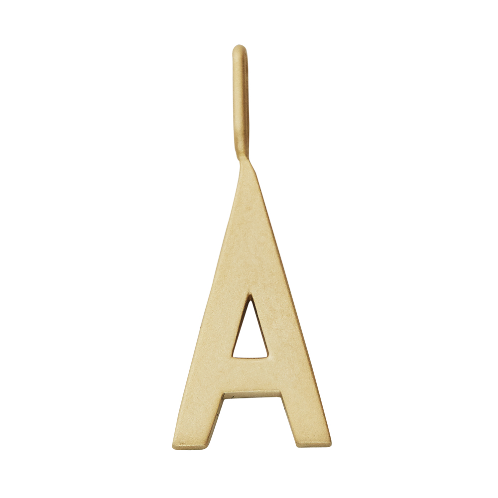 At øge Se insekter Moderne Design Letters smykke, 16 mm fg guld bogstav A-Z - OUTLET -  Børneneskartel.dk