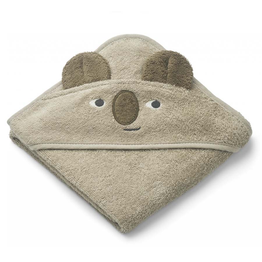 Liewood lille babyhåndklæde, koala – mist
