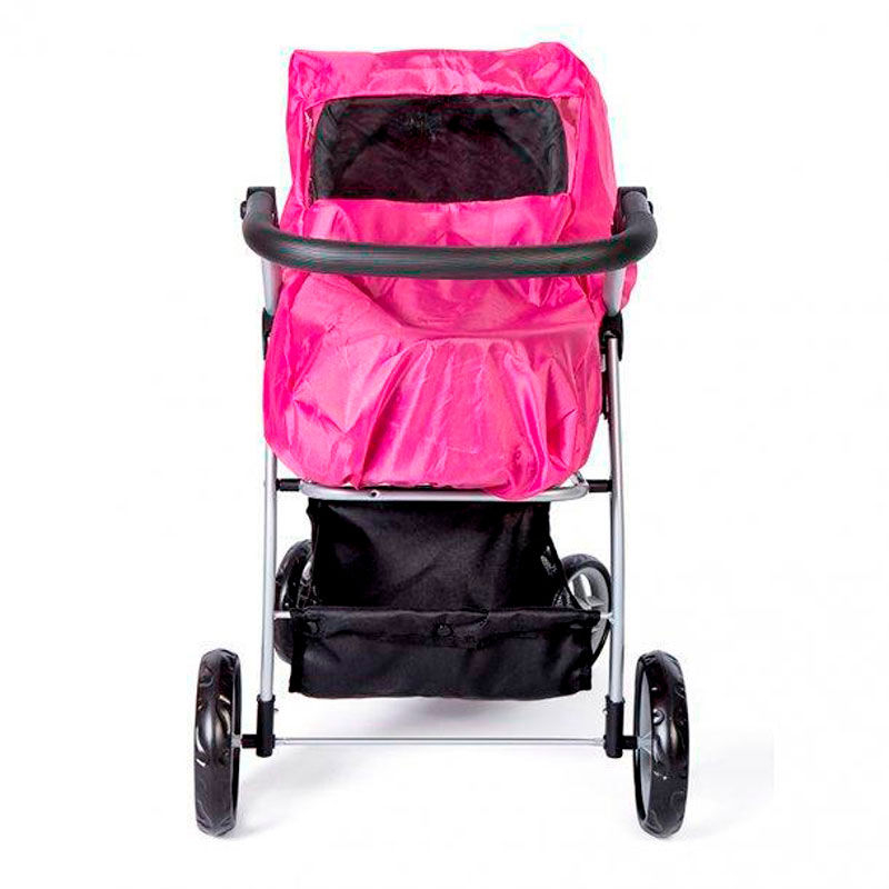 3: Mini Mommy regnslag til dukkevogn, pink