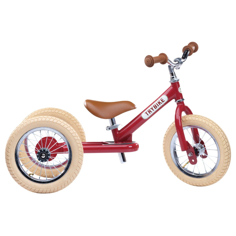 Billede af Trybike, Balancecykel - tre hjul - rød