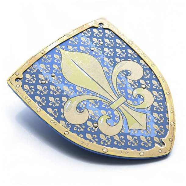 Liontouch ridder udkldning, Fleur-de-lis ridderskjold