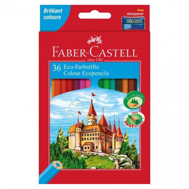 Faber-Castell farveblyanter, 36 stk