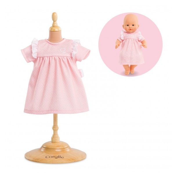 Corolle dukketøj, mon grand rosa kjole- 36 cm