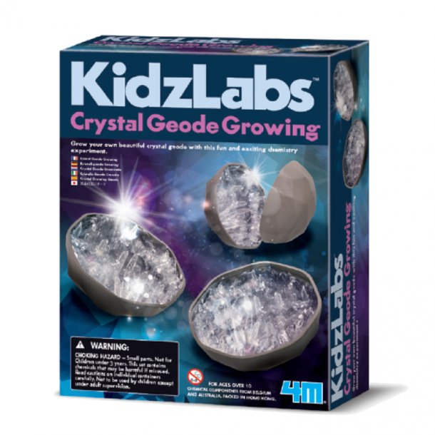 4M KidzLabs eksperiment legetøj, klare krystaller