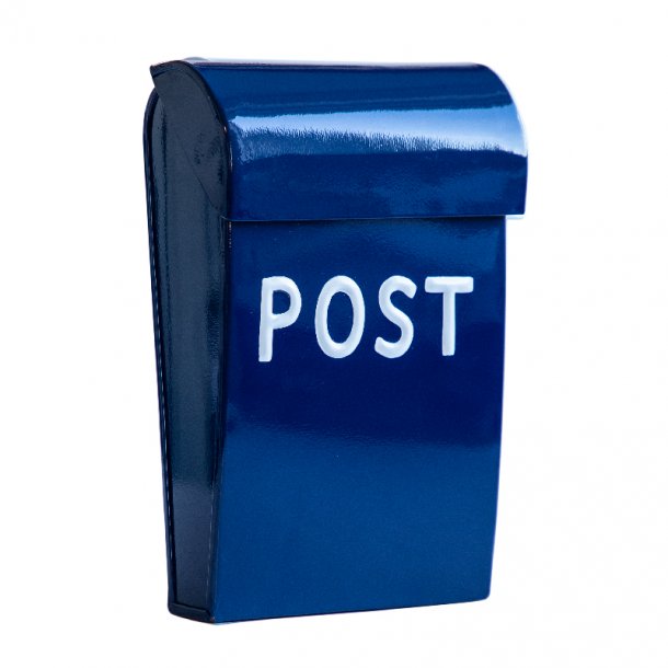 Bruka Design postkasse, mini - mørkeblå