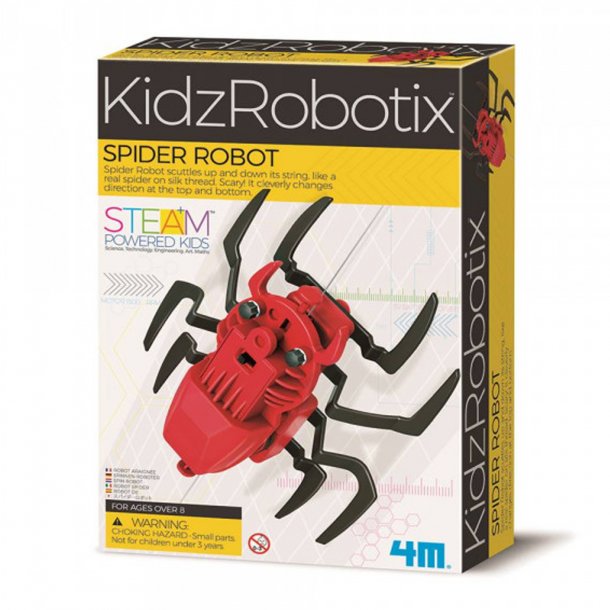 4M KidzLabs eksperiment legetøj, edderkop robot