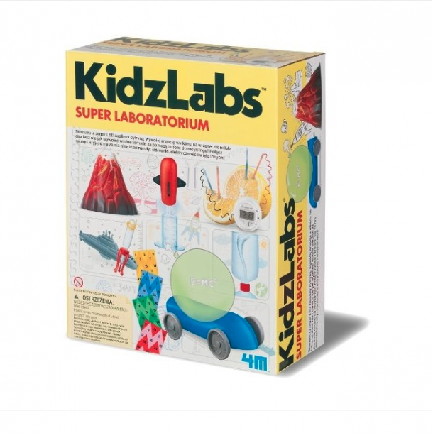4M KidzLabs eksperiment legetøj, videnskabeligt legetøjslaboratorium