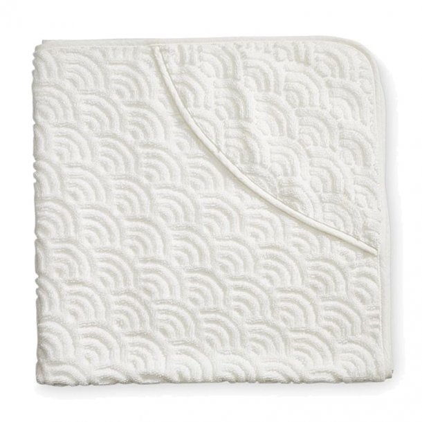 Cam Cam junior hndklde med htte, off-white