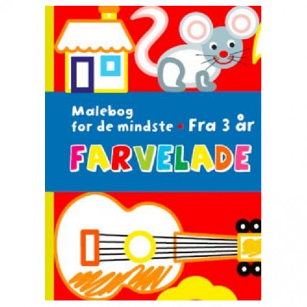 Farvelade, malebog for de mindste fra 3 r