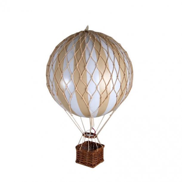 Authentic Models luftballon 18 cm - hvid og ivory