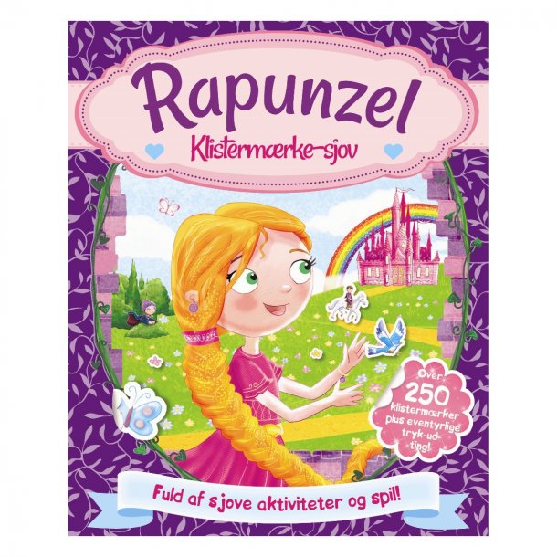 Aktivitetsbog med stickers, Rapunzel