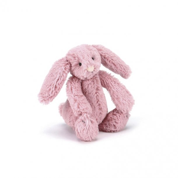 Jellycat bamse, Bashful kanin rosa - 13 cm