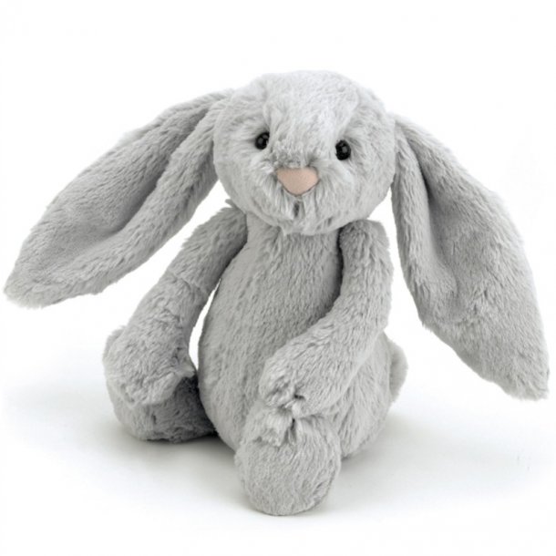 Jellycat bamse, Bashful kanin silver - 36 cm