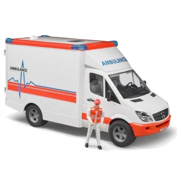 Bruder Mercedes-Benz Sprinter ambulance med redder