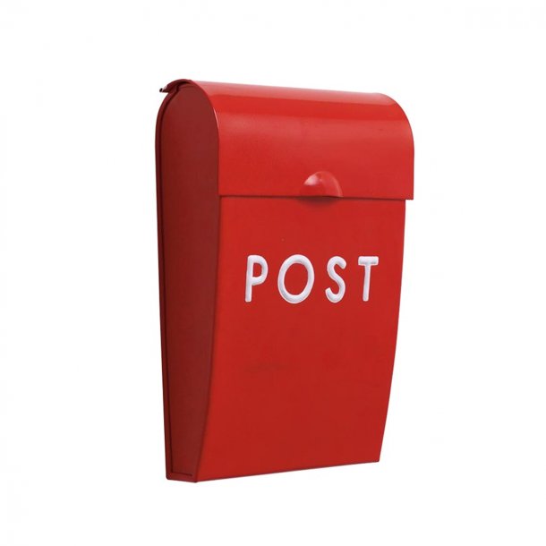 Bruka Design postkasse, micro - rød