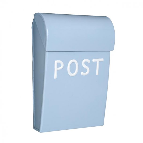 Bruka Design postkasse, mini - lyseblå