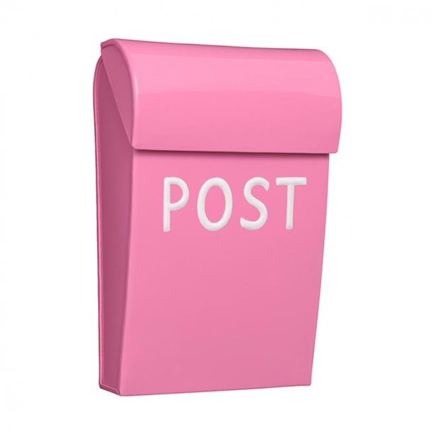 Bruka Design postkasse, mini - pink