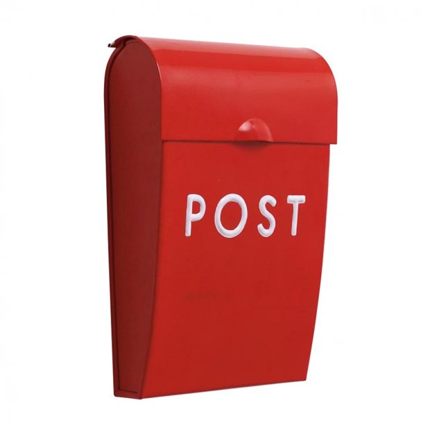 Bruka Design postkasse, mini - rød
