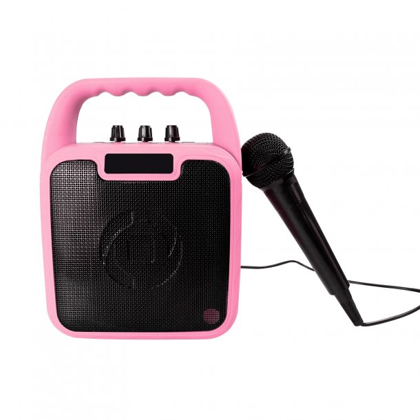 Celly KidsParty højttaler med mikrofon, pink