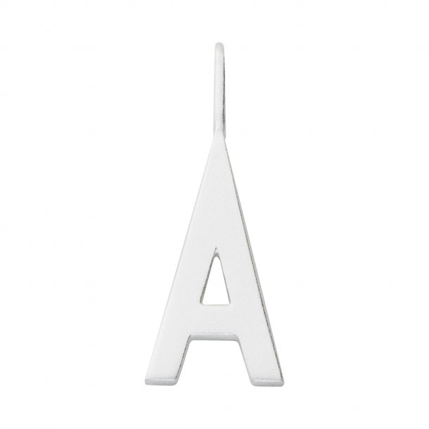 Design Letters smykke, 16 mm sterling slv bogstav A-Z