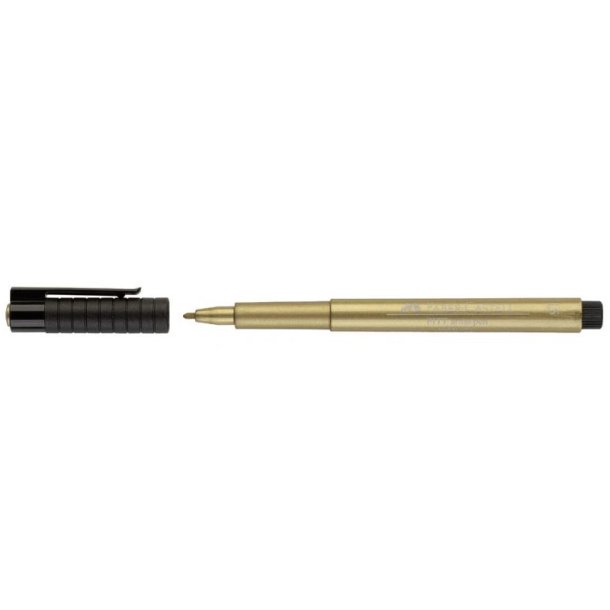 Faber Castell artist pen, metallic guld