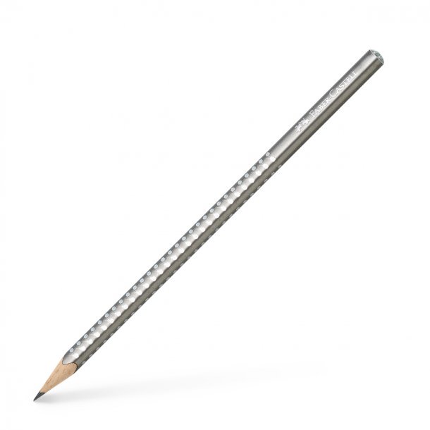 Faber Castell blyant sparkle m.glimmer, sølv