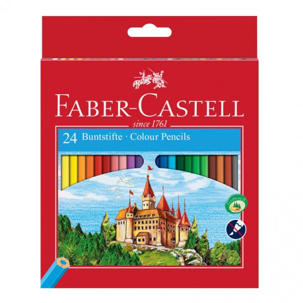 Faber Castell farveblyanter, 24 stk
