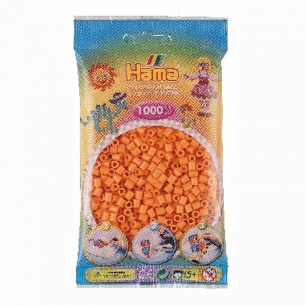 Hama perler 1000 stk abrikos, frv 79