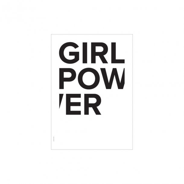 I Love My Type plakat, A5 - Girl Power