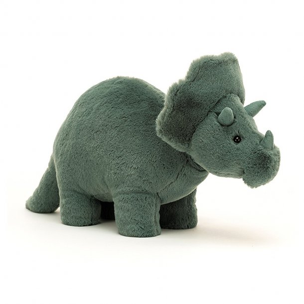Jellycat Fossilly Triceratops, 38 cm