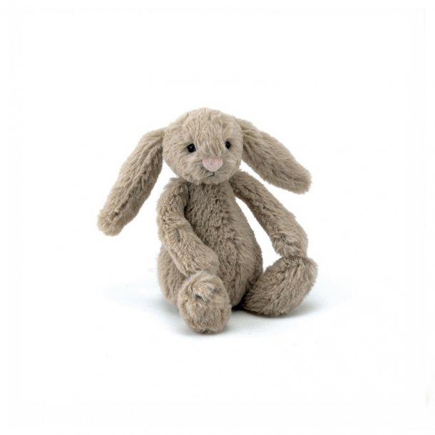Jellycat bamse, Bashful kanin beige - 13 cm
