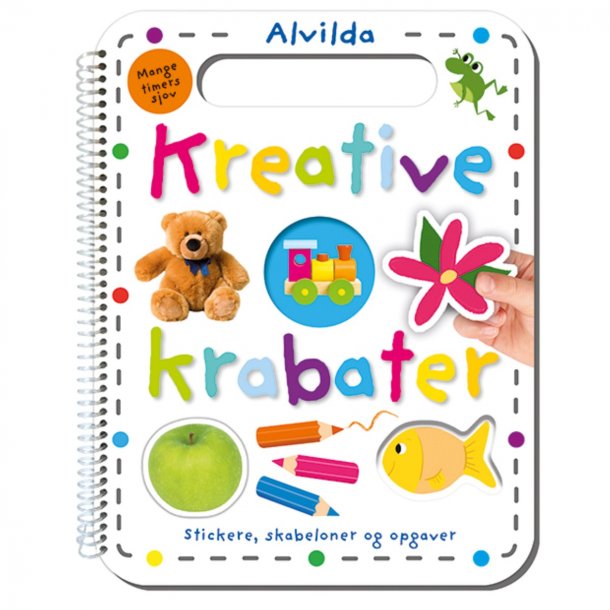 Kreative krabater - Stickere, skabeloner og opgaver