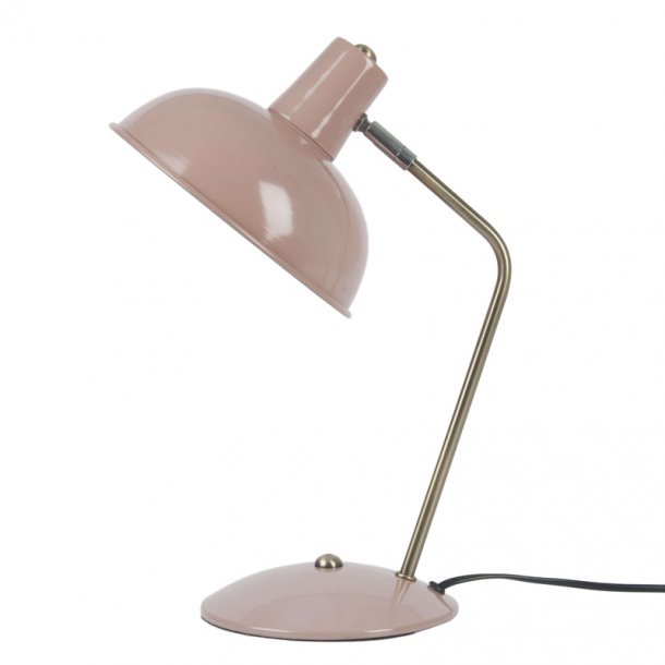 Leitmotiv metal bordlampe, Hood- matt dusty pink