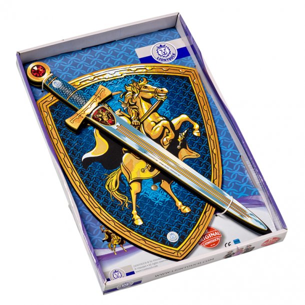 Liontouch riddersæt med sværd og skjold