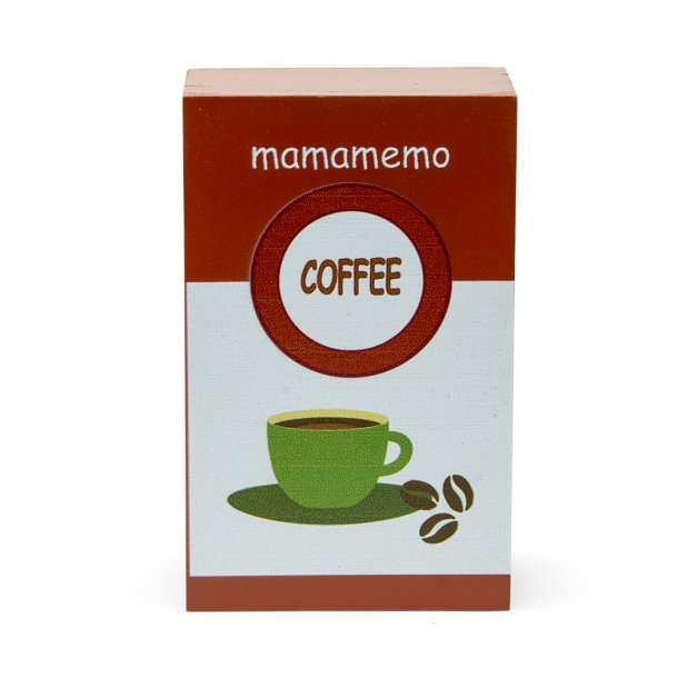 MaMaMeMo legemad i træ, kaffebønner