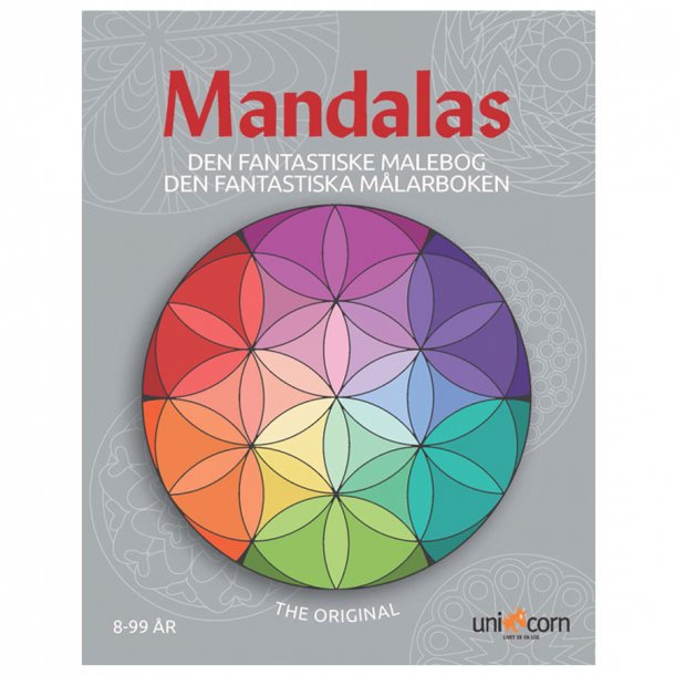 Mandalas- Den fantastiske malebog fra 8 år