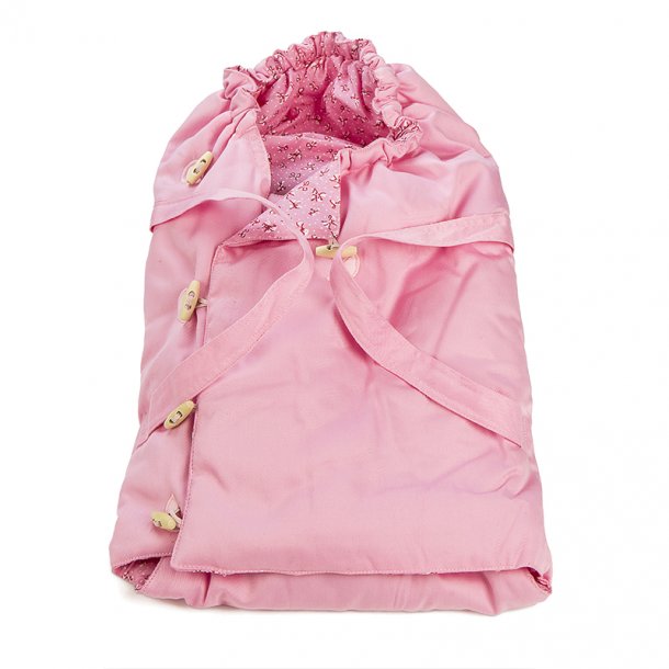 Mini Mommy kørepose, rosa og pink sløjfer