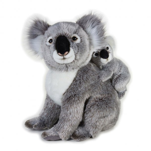 National Geographic bamse, koala med baby 37 cm