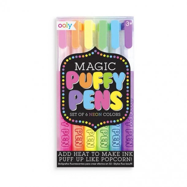 Ooly magiske puffy pens, neon
