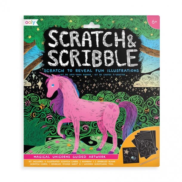 Ooly scratch kort, Magical Unicorns