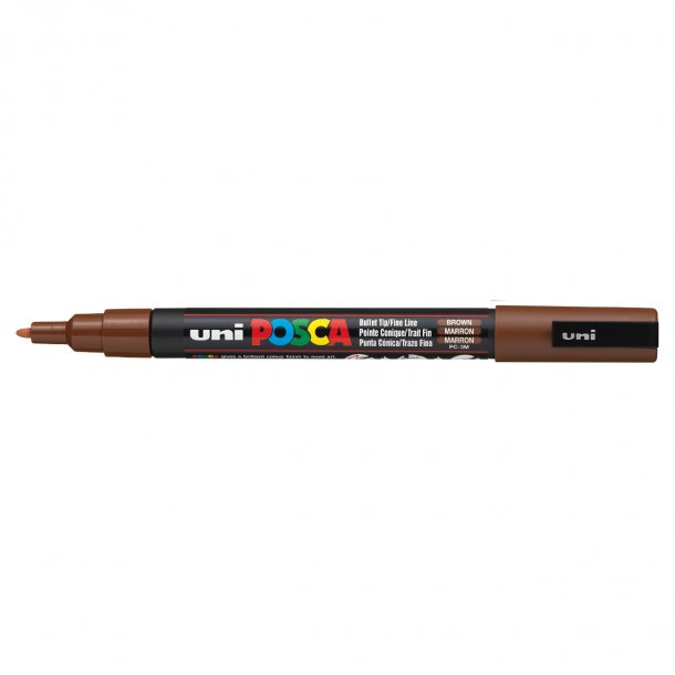 Posca marker PC-3M, brun