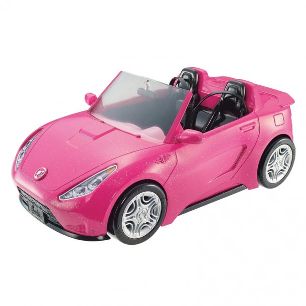 Barbie bil, pink cabriolet