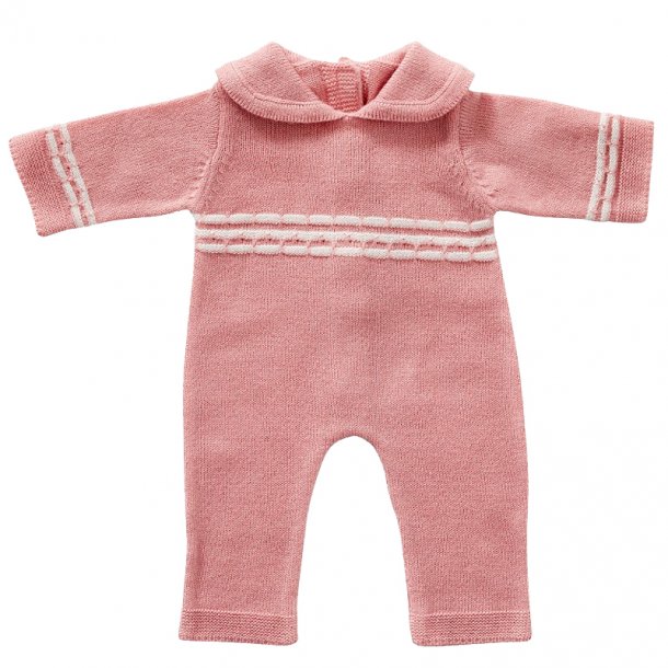 by Astrup dukketj, strikdragt rosa 46-50 cm