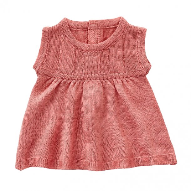 by Astrup dukketøj, strikkjole rosa 46-50 cm